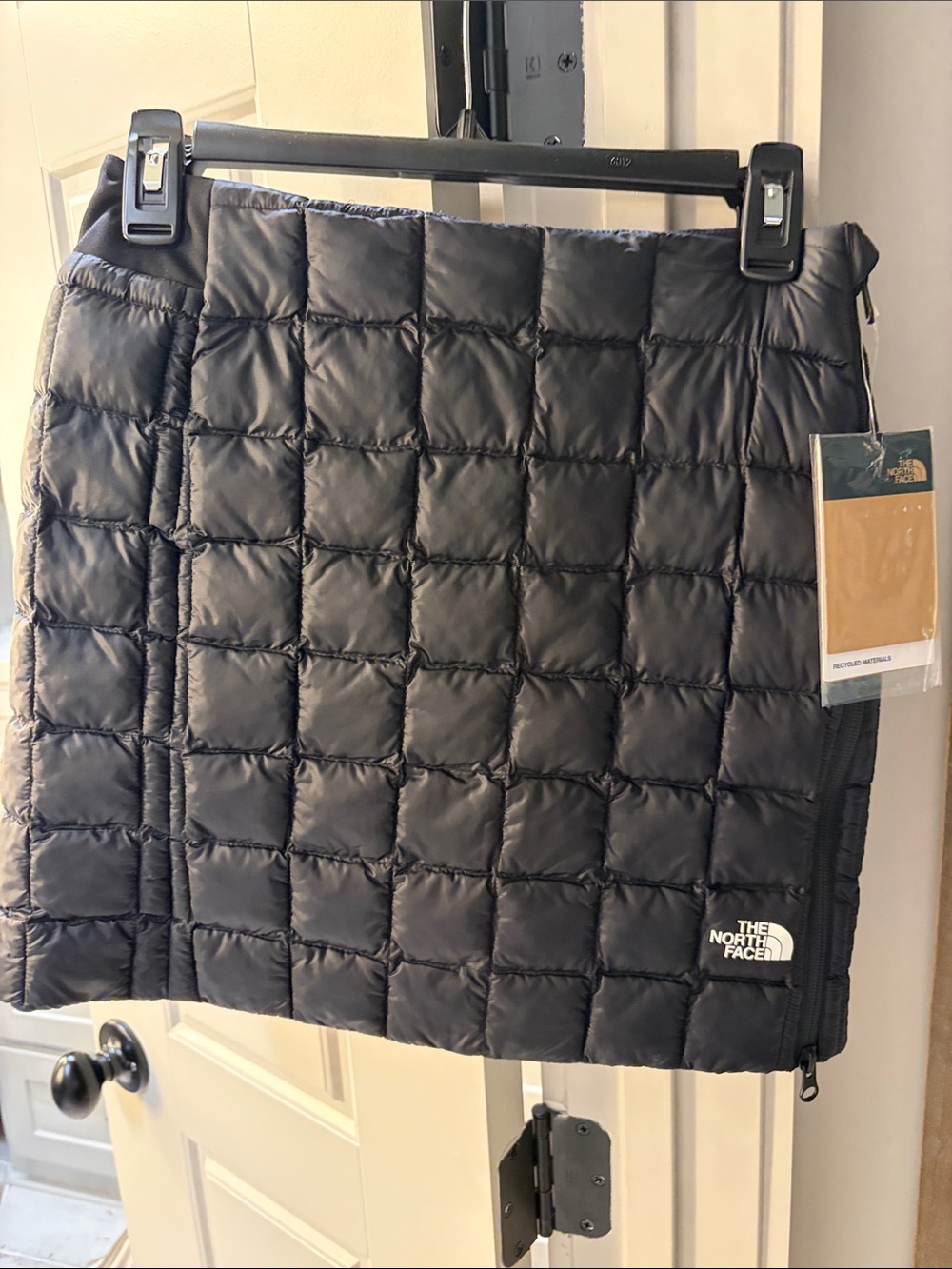 The North Face Black Quilted Mini Skirt